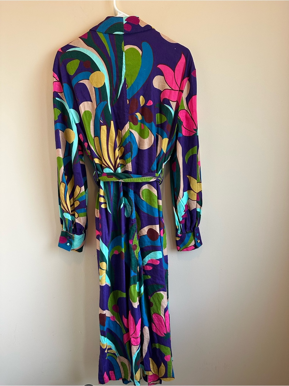 NWT Inc International Concepts Women’s M Duster Jacket Mar Full Bloom Vibrant - Picture 2 of 9